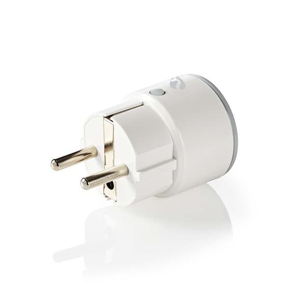 Nedis SmartLife Smart Plug | Wi-Fi | IP21 | Effektmåler | 2500 W | EU stik / Type F (CEE 7/7) | -10 - 40 °C | Android™ / IOS | Hvid | 1 stk