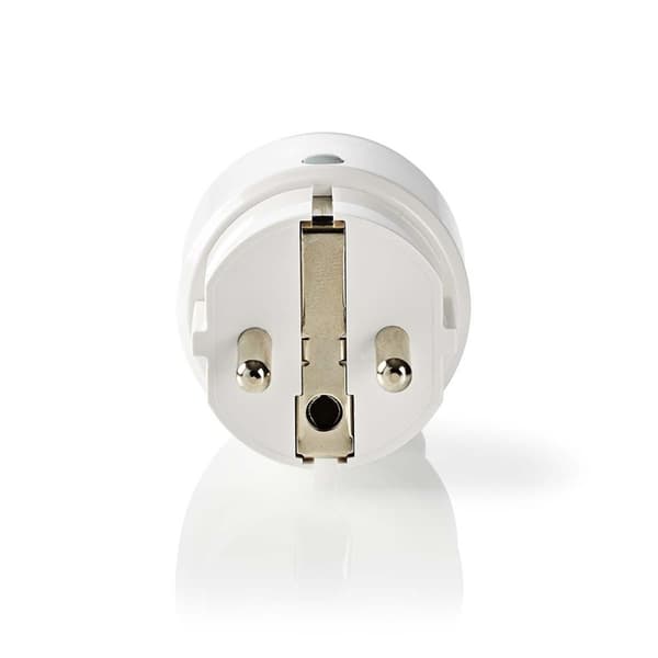Nedis SmartLife Smart Plug | Wi-Fi | IP21 | Effektmåler | 2500 W | EU stik / Type F (CEE 7/7) | -10 - 40 °C | Android™ / IOS | Hvid | 1 stk