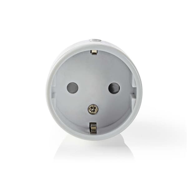 Nedis SmartLife Smart Plug | Wi-Fi | IP21 | Effektmåler | 2500 W | EU stik / Type F (CEE 7/7) | -10 - 40 °C | Android™ / IOS | Hvid | 1 stk