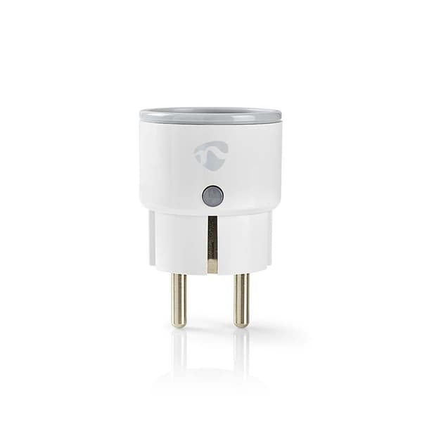 Nedis SmartLife Smart Plug | Wi-Fi | IP21 | Effektmåler | 2500 W | EU stik / Type F (CEE 7/7) | -10 - 40 °C | Android™ / IOS | Hvid | 1 stk