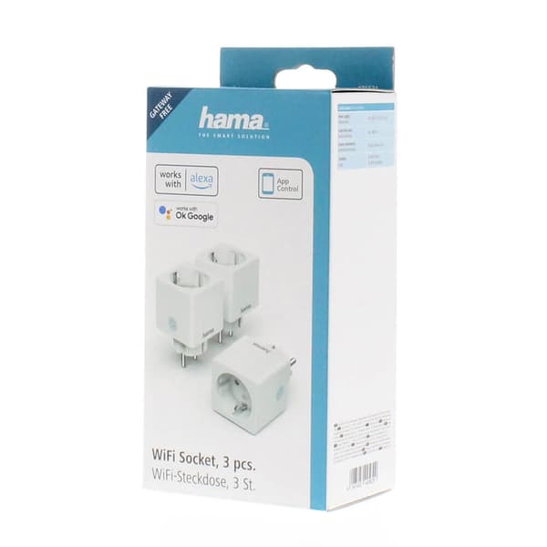 Hama WiFi-udtag 16A 3-pak