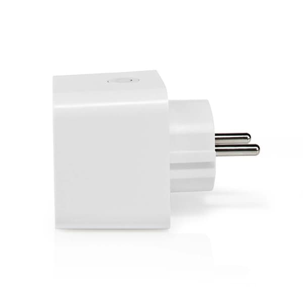 Nedis SmartLife Smart Plug | Wi-Fi | IP21 | Strömmätare | 3680 W | Type F (CEE 7/7) | 0 - 55 °C | Android™ / IOS | Vit | 3 st