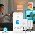 Miniatyrbild 11 av 11: Nedis SmartLife Smart Plug | Wi-Fi | IP21 | Strömmätare | 3680 W | Type F (CEE 7/7) | 0 - 55 °C | Android™ / IOS | Vit | 3 st