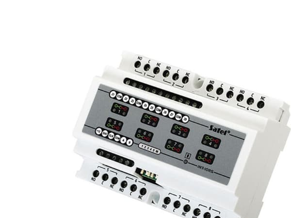 Satel INT-IORS, Valkoinen, 8 kanavaa, 230 V, 35 mA, 12 W, 350 mA