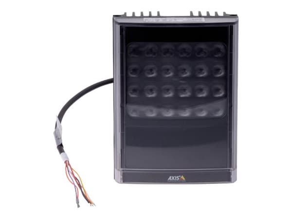 AXIS T90D30 - Infrarød illuminator - takmonterbar, stangmonterbar, veggmonterbar - 12 - 24 V - innendørs, utendørs - 46 watt - svart - for AXIS D3110