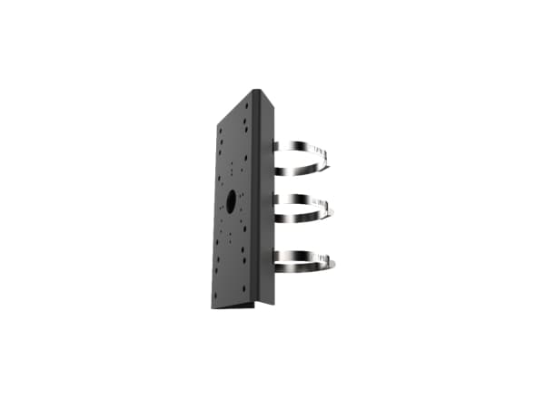 Hikvision DS-1275ZJ-SUS - Kameran kiinnike - tolppaan kiinnitettävä - ulkokäyttöön - musta - Pro-sarjaan (kaikki) DS-2CD2363, 2CD2383, 2CD2583; Pro-s
