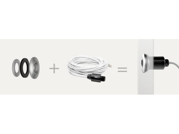 AXIS F8212 Trim Ring - Låsering for kameralinse - for AXIS F1005-E, F1035-E, P1214-E, P1224-E