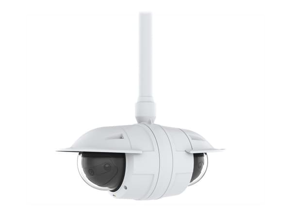 AXIS T94V01C Dual Mount - Kameramontering - takmonterbar, stangmonterbar, veggmonterbar - innendørs, utendørs - hvit - for AXIS AXIS P3245, M3215, P1