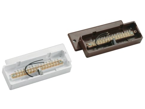 ABUS VT4000W, Koblet med ledninger (ikke trådløs), Brun, Hvit, Dør/vindu, Klebende teip, 115 mm, 40 mm