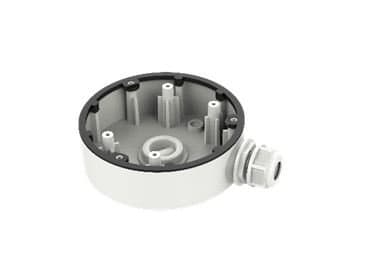 Hikvision DS-1280ZJ-DM46 - Kamerakoplingsboks - innendørs, utendørs - hvit - for 5 MP Fixed Mini Dome Network Camera; Pro Series EasyIP 2.0 Plus with
