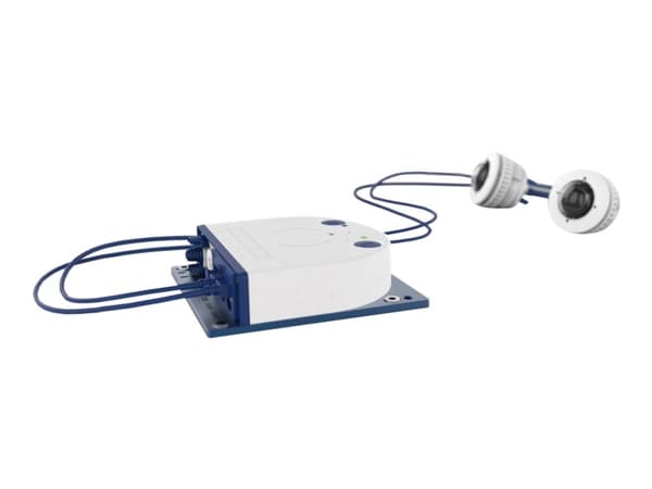 Mobotix S16B Body - Modulhus for kamerasensor - takmonterbar, veggmonterbar - innendørs, utendørs - hvit - for MOBOTIX S16B