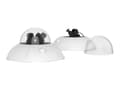 Miniatyrbild 2 av 5: MOBOTIX DualDome D16B - Nätverksövervakningskamera - kupol - utomhusbruk - vandalsäker/vädersäker - färg - 2 x 6 MP - 6144 x 2048 - ljud - LAN 10/100