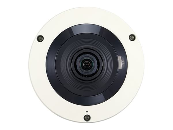 Hanwha Vision WiseNet X XNF-8010R - Nettverksovervåkingskamera - kuppel - farge (Dag og natt) - 6 MP - 2048 x 2048 - fastfokal - lyd - sammensatt - L Elfenben