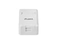 Pikkukuva 3 / 5: Lanberg OK1-0001-W, Cat6, 10/100/1000Base-T(X), Valkoinen, 42,1 mm, 60,1 mm, 26,4 mm