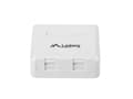Pikkukuva 4 / 5: Lanberg OK1-0002-W, Cat6, 10/100/1000Base-T(X), Valkoinen, 70,3 mm, 60,3 mm, 26,4 mm