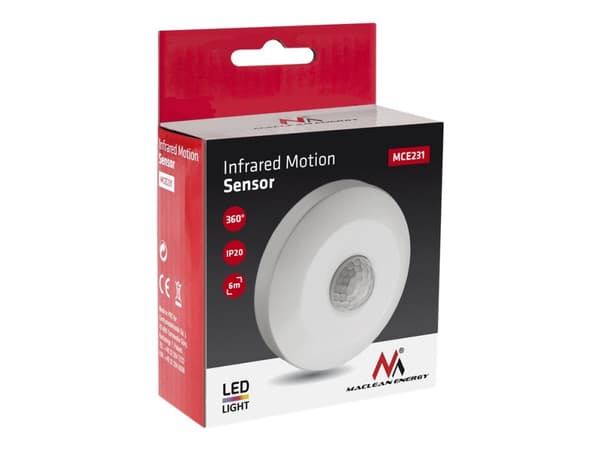 Maclean PIR Motion Sensor Ceiling Sensor (MCE231)