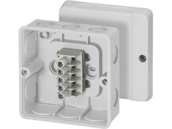 Hensel DE 9345, Polystyren, Grå, IP55, 98 mm, 52 mm, 98 mm