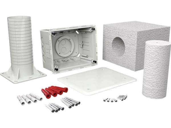 Kopos elinstallationslåda med hållare och lock 196 x 156 x 146 (KUZ-VI KB)