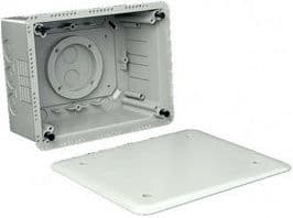 Kopos elinstallationslåda med hållare och lock 196 x 156 x 146 (KUZ-VI KB)