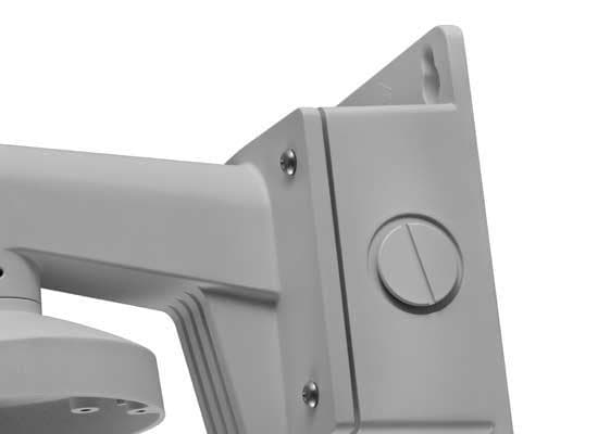 Hikvision DS-1273ZJ-140B - Kamerakuppel-monteringsbøjle - vægmonterbar - indendørs, udendørs - Haikang-hvid