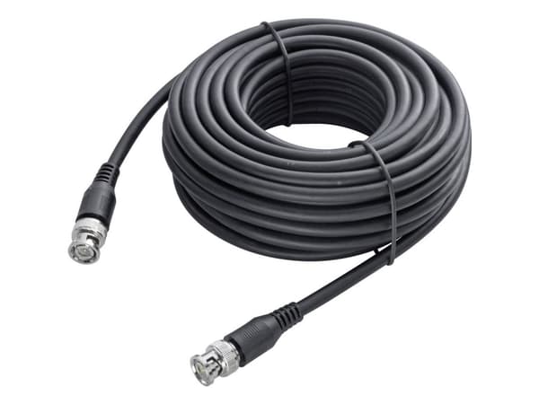 Sygonix SY-4361902 Video Forlængerkabel [1x BNC-stik - 1x BNC-stik] 0.50 m Sort