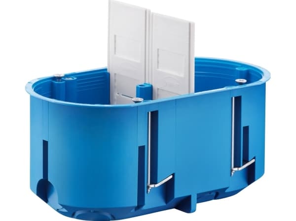 Simet Simet innfelt boks P2x60D 32092203 60mm dobbel gipsplate dyp blå