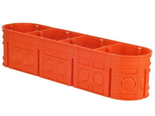 Simet Simet M4x60F innfelt boks 33170008 60mm firedobbel med skruer oransje