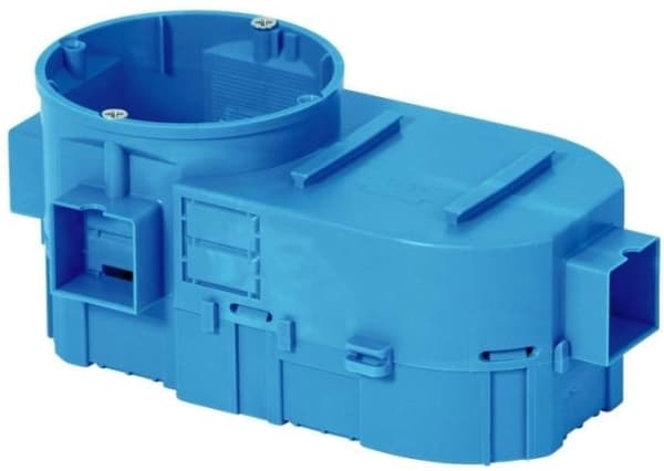 Simet infälld låda med 2 fack SE 60mm blå (34117203)