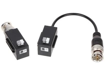 Dahua Technology DH-PFM800B-4K, Video Balun, Universel, Sort, Acrylonitrilbutadienstyren, 400 m, 100 ohm (O)