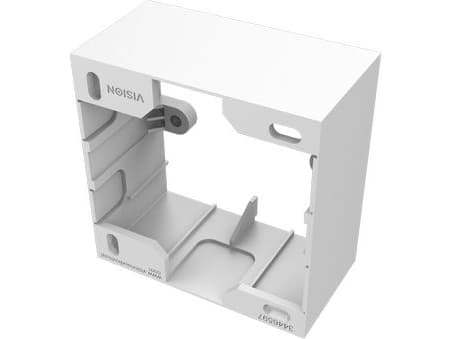 VISION TechConnect 3 1-Gang UK Backbox - Svart boks - hvit - 1 sett