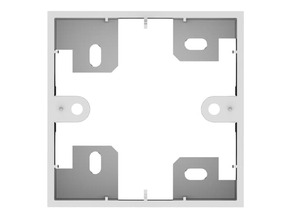 VISION TechConnect 3 1-Gang UK Backbox - Svart boks - hvit - 1 sett