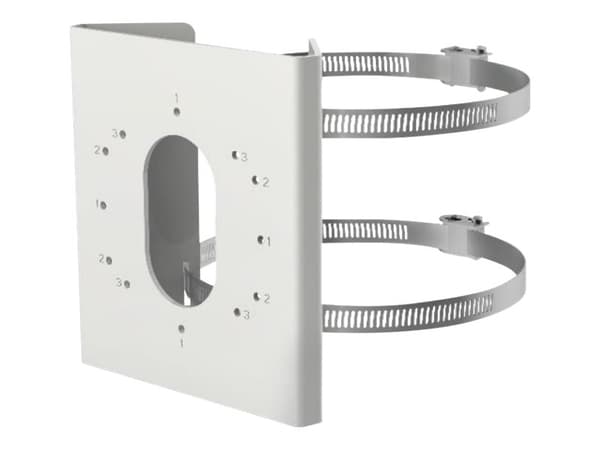Hikvision DS-1275ZJ-S-SUS - Kameramonteringsbrakett - stangmonterbar - hvit - for Pro Series DS-2CD2646, 2CD2T87; Pro Series EasyIP 4.0 with ColorVu