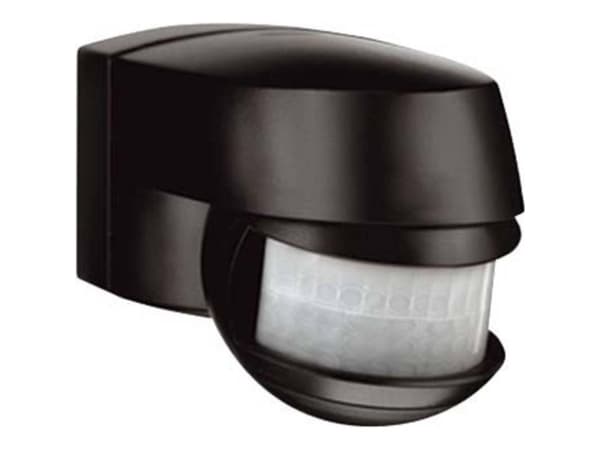 ESYLUX MD 200, 12 m, Seinä, Musta, IP44, 2000 lx, 2,5 m