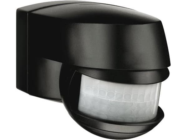 ESYLUX MD 200, 12 m, Seinä, Musta, IP44, 2000 lx, 2,5 m
