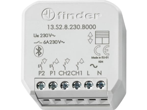 Finder Langaton rullaverhon ohjain Yesly Bluetooth/Wi-FI 2Z 6A 230V AC 13.S2.8.230.B000