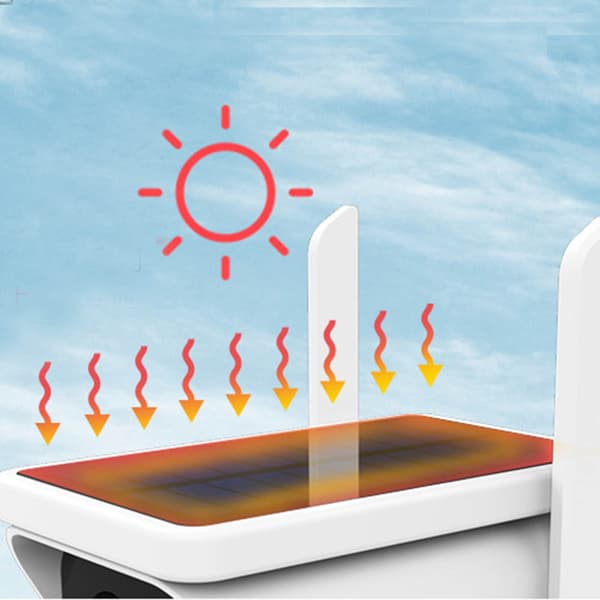 Solpanel Infraröd Övervakningskamera 1080P