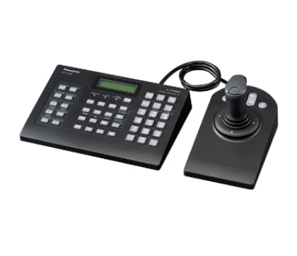 i-PRO WV-CU980, Joystick/Styrepinne, Innendørs, Sort, 16 bruker(e), CE, IEC60950-1, EN55032 ClassB, EN55024, Koblet med ledninger (ikke trådløs)