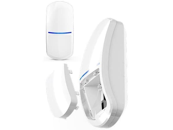 Satel SLIM-DUAL-LUNA, Hvit, 2,4 m, 90°, EN 50131-1, EN 50131-2-4, EN 50130-4, EN 50130-5, Passiv infrarød (PIR) sensor/mikrobølgesensor, 24125 MHz