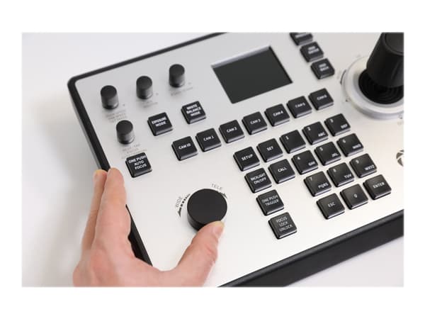 PTZOptics - Fjernstyring for CCTV-kamera - display - LCD - kabel