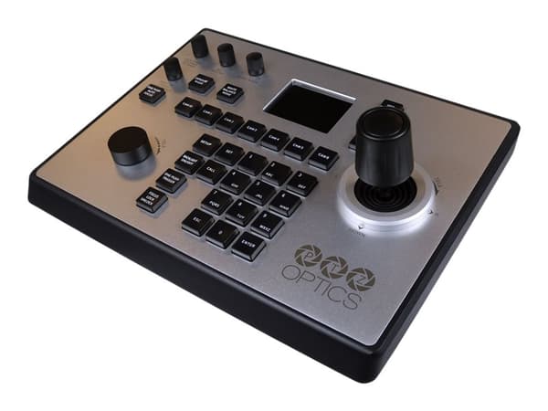 PTZOptics - Fjernstyring for CCTV-kamera - display - LCD - kabel
