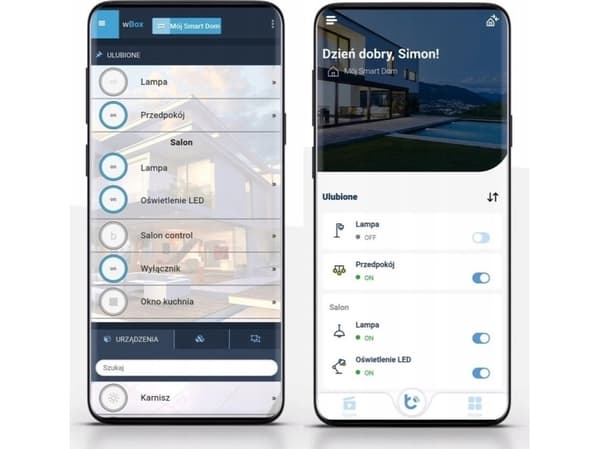 Kontakt-Simon Simon 54 GO Lysknappkontroller - 1 utgang 16A, smarttelefonstyrt WiFi 230V (modul) hvit DEW1W.01/11