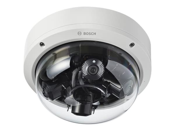 Bosch FlexiDome multi 7000i - Nätverksövervakningskamera - kupol - utomhusbruk, inomhusbruk - vandalsäker/vädersäker - färg (Dag&Natt) - 4 x 5 MP - 2