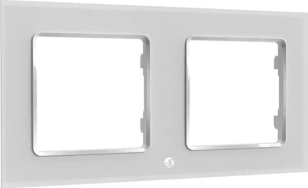 Shelly Wall Frame 2, dobbel veggknappramme, hvit