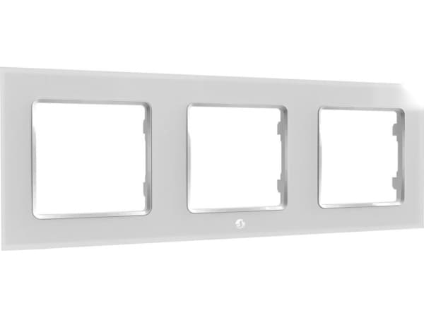 Shelly - Monteringsramme - vegg - 3 ganger - hvit
