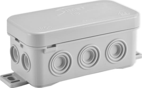 Simet SIMET N8 ledningsboks, utenpåliggende, IP54, grå 83008002