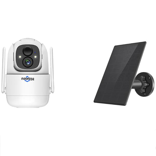Hiseeu 1080P Professionell Övervakningskamera + Solpanel