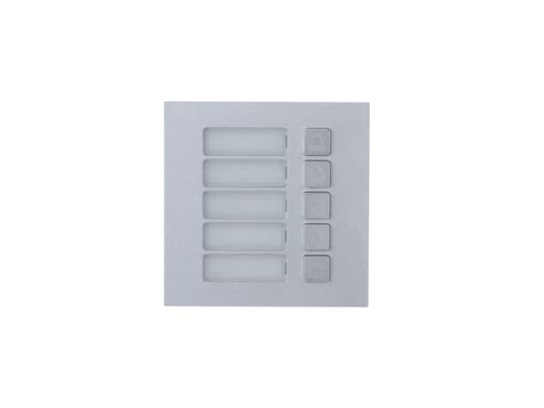 Dahua Technology DHI-VTO4202F-MB5, Samtalsknapp, modul, Silver, Dahua Europe, Gjuten aluminium, IK07, -20 - 60 ° C