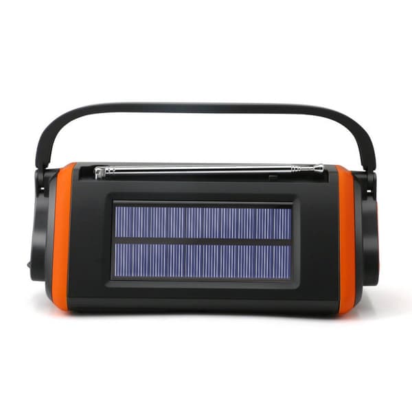 Nödradio Delux 4000mAh Powerbank Dynamo VevRadio Solcell 3-USB