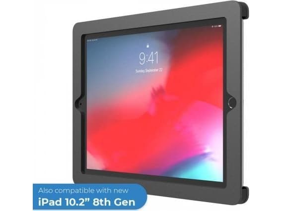 Compulocks iPad 10.2" Axis Enclosure - Hölje - låg profil - för surfplatta - vit - väggmonterbar, monterbar på ytor - för Apple 10.2-inch iPad (7:e g