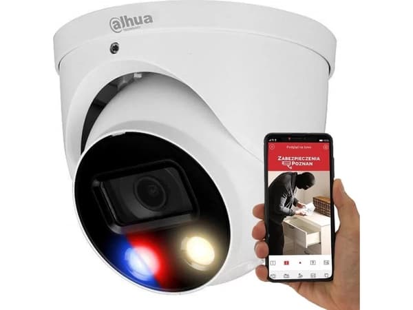 Dahua WizSense 3 Series IPC-HDW3549H-AS-PV - Nettverksovervåkingskamera - øyeeple - støvfri - farge (Dag og natt) - 5 MP - 2960 x 1668 - 720p, 1080p